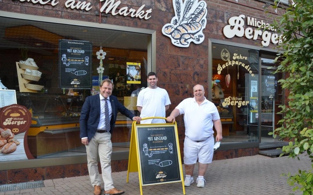 Bürgermeister besucht Backparadies Berger