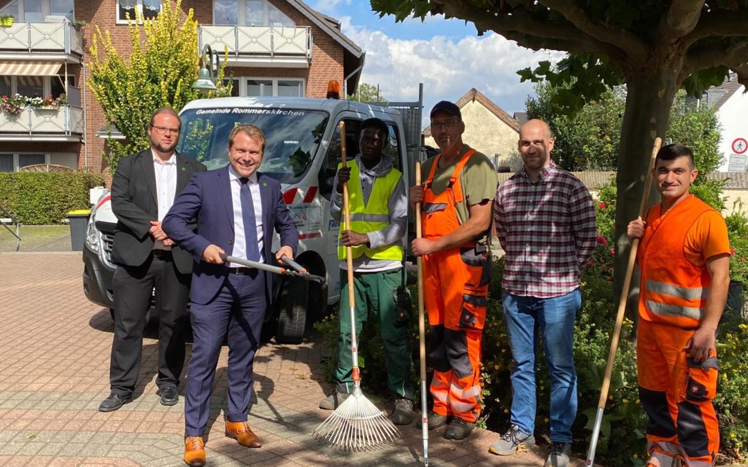 Bauhof der Gemeinde im vollen Einsatz