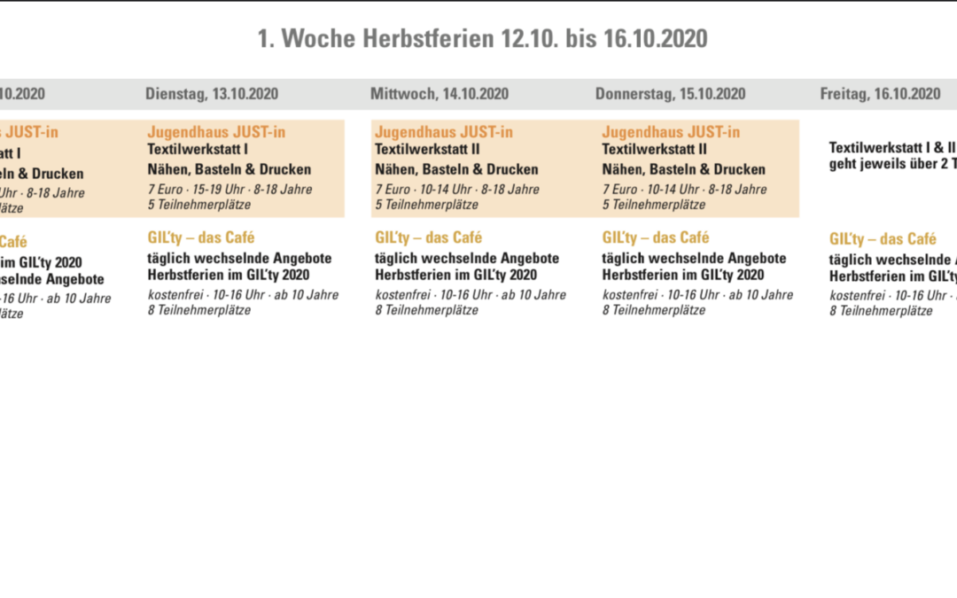 Herbstferienkalender des Jugendamtes im Rhein-Kreis Neuss veröffentlicht