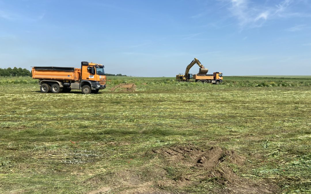 Bauarbeiten am Dorf- und Festplatz in Rommerskirchen gestartet