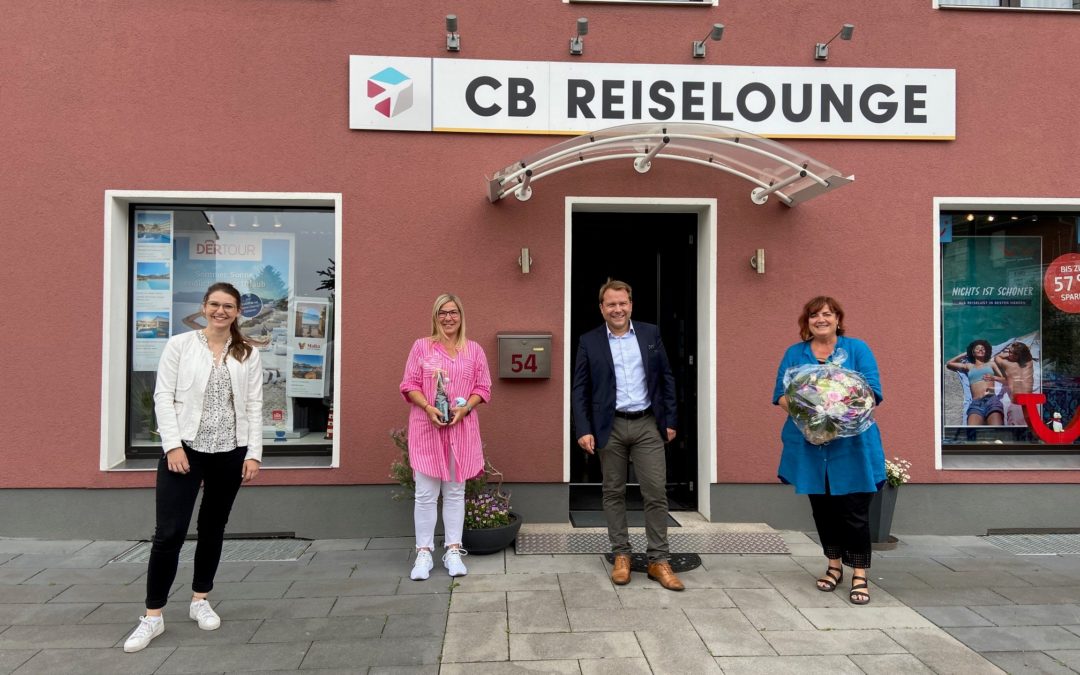 CB Reiselounge ist inzwischen 10 Jahre alt – Wirtschaftsbüro hat Unternehmensbesuche wieder aufgenommen