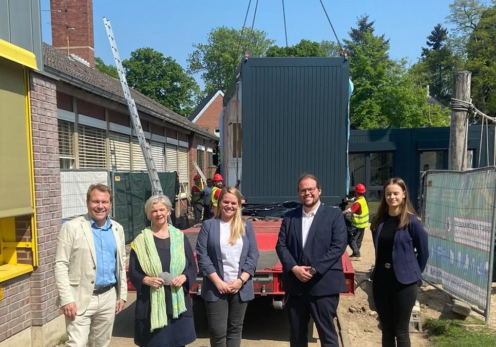 Neubau an Kastanienschule schreitet planmäßig voran