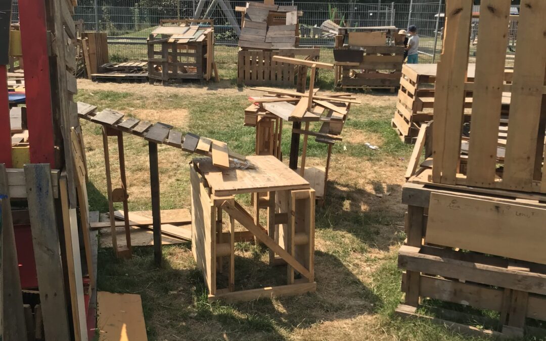 Bauspielplatz an Gillbachschule ist noch bis 30. September geöffnet