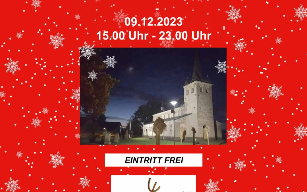 Zweiter Adventssamstag: Offenes Weihnachtssingen in St. Briktius inklusive Weihnachtsmarkt vor der Kirchentür