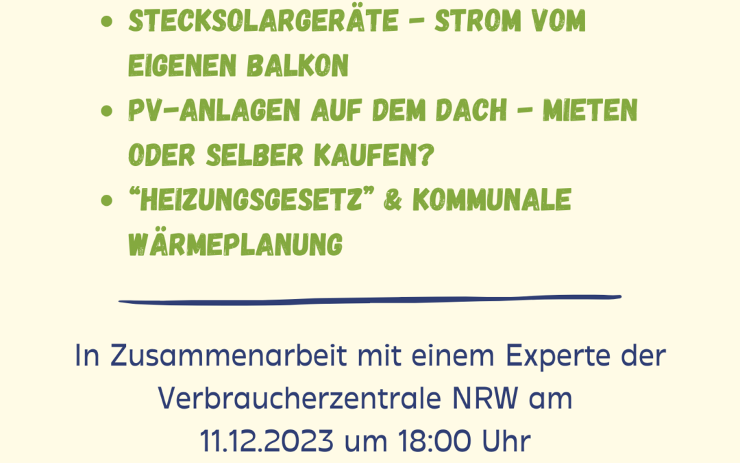 Energie- Informationen im Ratssaal