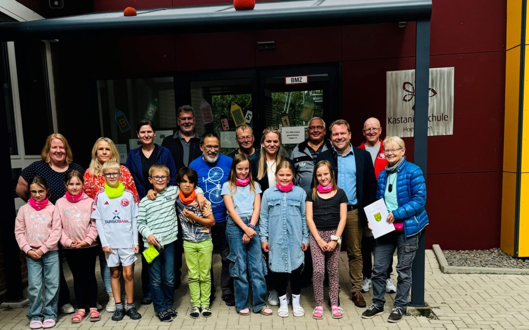 Schulkinder belegen zum dritten Mal nacheinander den ersten Platz beim Stadtradeln