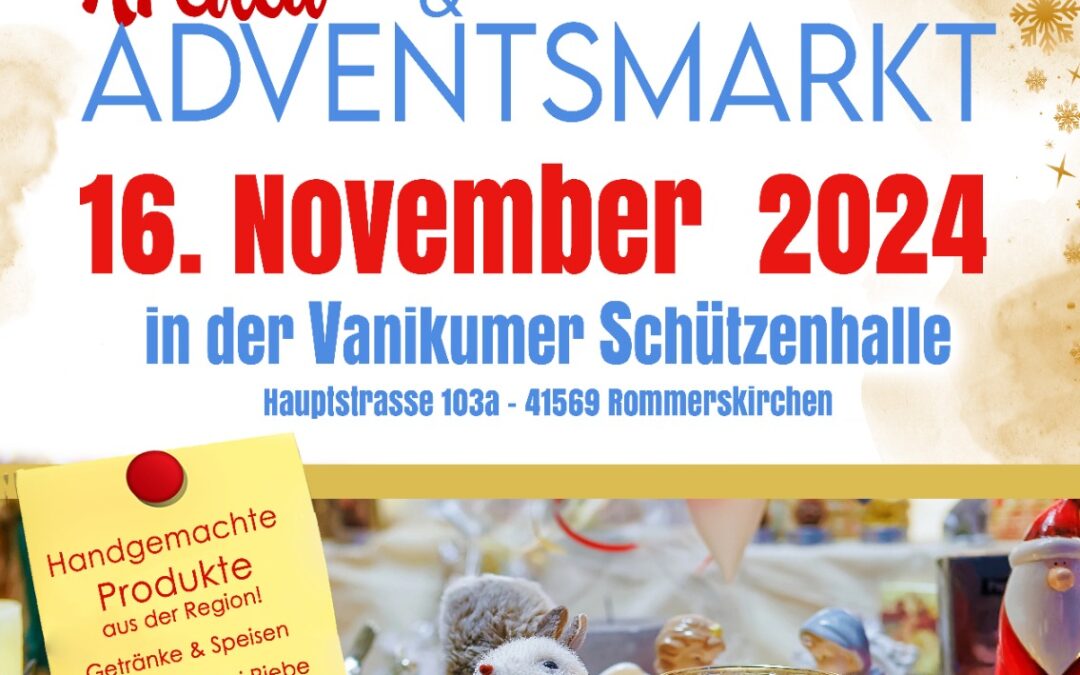 Kreativ- und Adventsmarkt in Vanikum