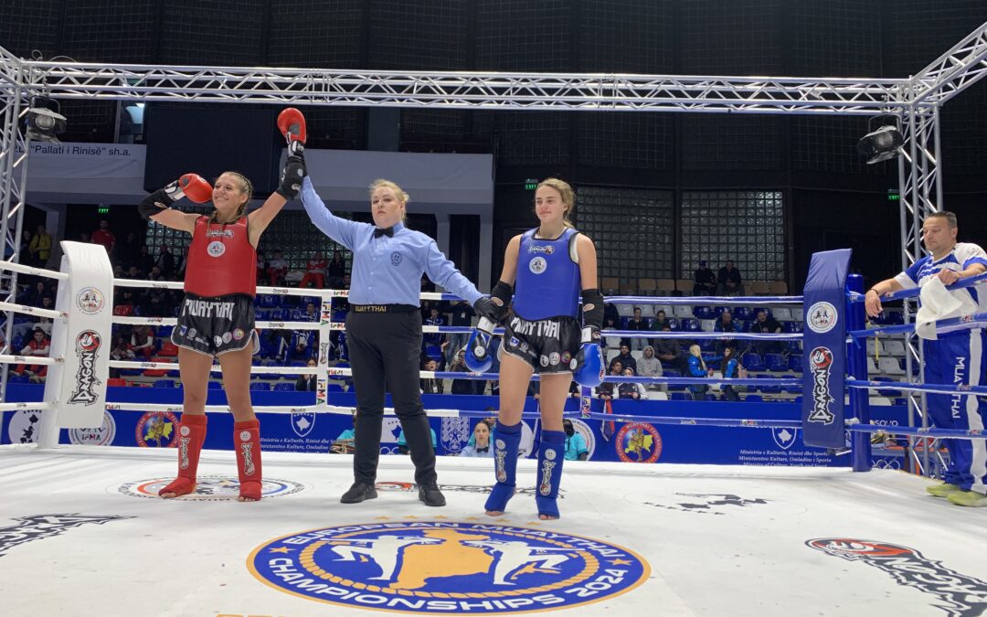 Melina Feyerabend vom Bujin Gym wurde Muaythai- U 16- Europmeisterin