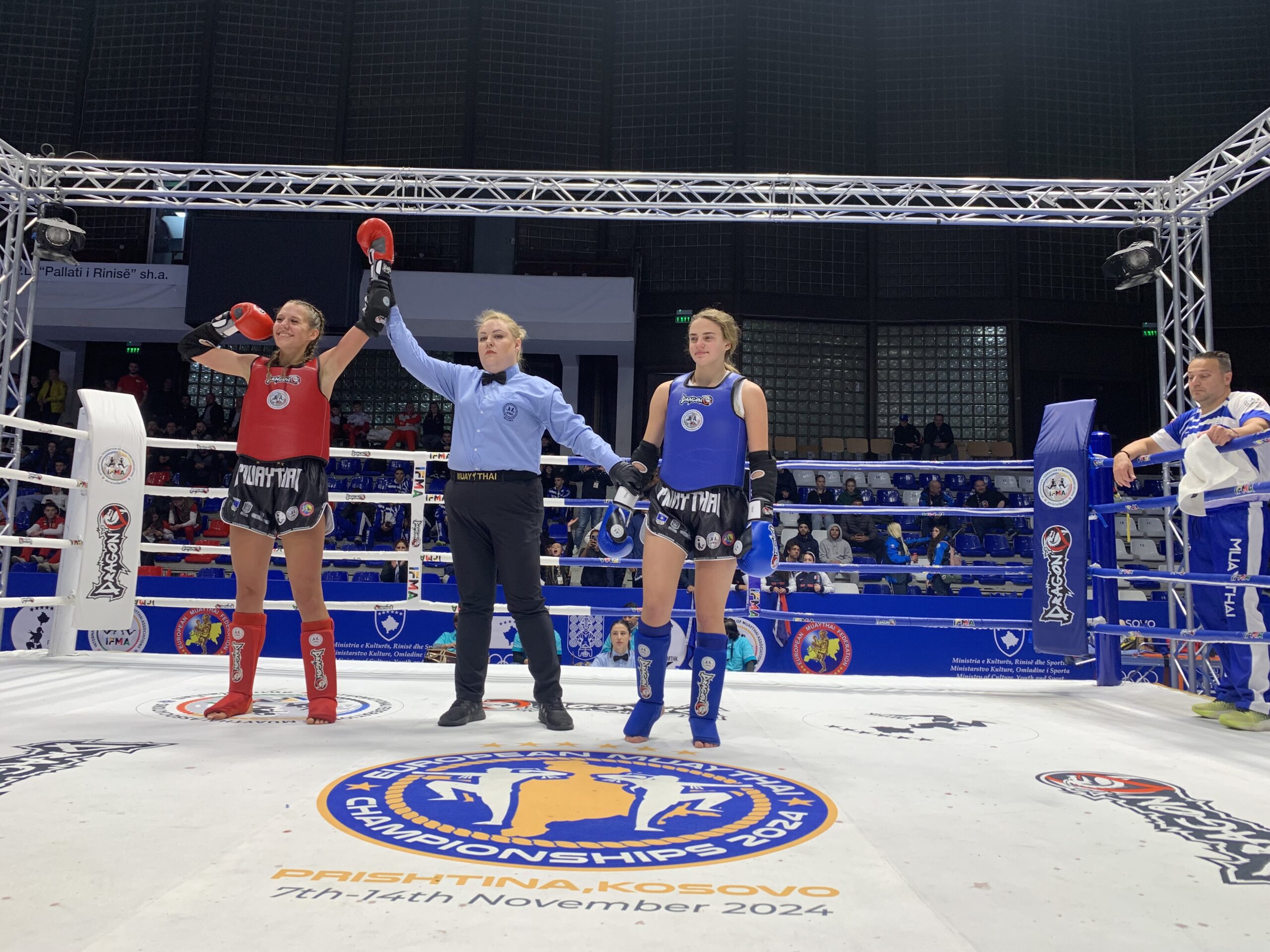 Melina Feyerabend vom Bujin Gym wurde Muaythai- U 16- Europmeisterin